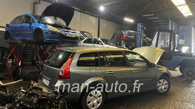 Pièces détachées d’occasion dans une casse automobile